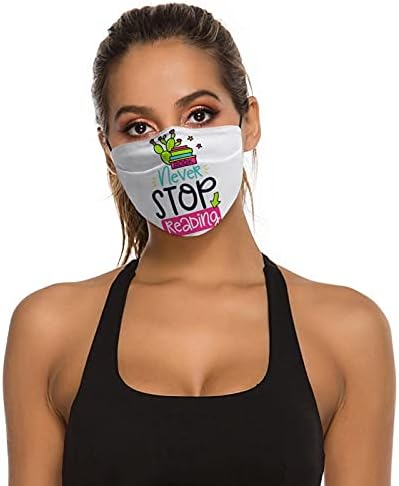 Творчески Прахозащитен Калъфи За устата защитно Облекло Тъканни Маска Забавен дизайн Артистичен Дизайн Никога Не Спирайте