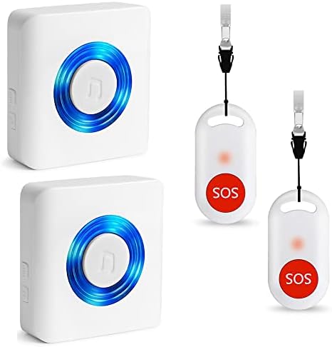 Безжична Пейджерная система за предупреждение медицински Сестри с IP55 Водоустойчива бутон за SOS повикване за дома/по-Възрастните