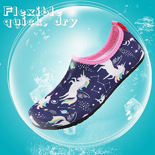 HIITAVE/ Детска Водна Обувки, Нескользящие Плажни Чорапи за Гмуркане Бос, бързо съхнещи Чорапи за Гмуркане в Басейна