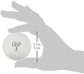 Vice Golf Ball Mix - 100 Стари топки за голф почти ментов на качеството (AAA Pro Soft Tour Drive GolfBalls), бял (100PK-Vice-3)