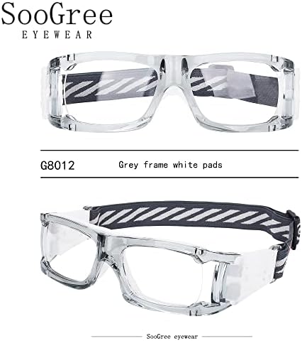 Спортни очила SooGree - Очила за ракетбола, Предпазни Очила за мъже и Жени, Демпфирующие и фарове за мъгла с Регулируема каишка
