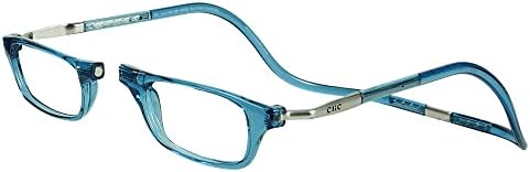 Магнитни очила за четене със заключване синя светлина Clic, регулируеми компютърни очила за четене в храмовете, оригинални