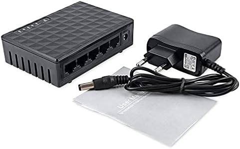 Съединители MTK7530 Gigabit Mini 5-Портов Тенис на switch Fast Ethernet LAN Мрежов комутатор Ethernet Хъб и Превключване