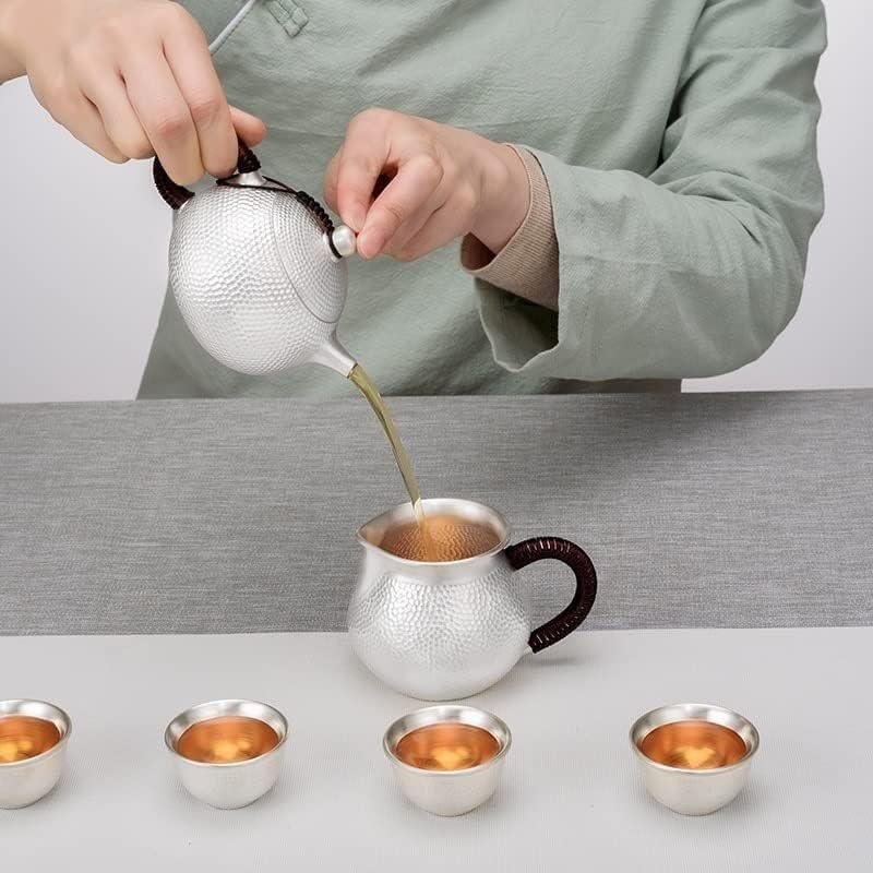 Кана билков чай, Сребърен чайник от Сребро проба 999, чайникът За Домашна употреба, Набор за Приготвяне на Храна,