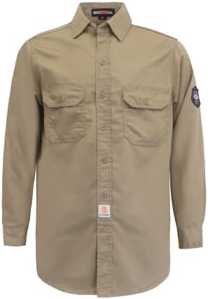 Ризи BOCOMAL FR Пожар C NFPA2112 7,5 грама Мъжки Пожароустойчива Заваръчен Риза