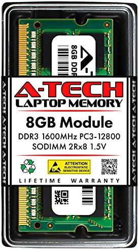 A-Tech 8 GB оперативна памет за HP / Compaq Probook 6570B - DDR3 1600 Mhz PC3-12800 Без ECC SO-DIMM 2Rx8 1,5 - Един лаптоп