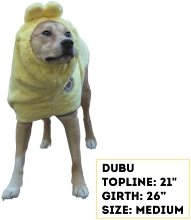 Кърпа-Халат за кучета DERPYCHAPPY Премиум-клас, Впитывающий Халат от Микрофибър за Малки, Средни и Много Големи Кучета и