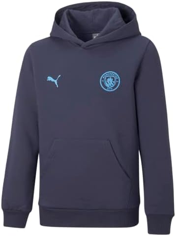 Детски спортни дрехи PUMA Manchester City Essentials С качулка Тъмно синьо - Малък