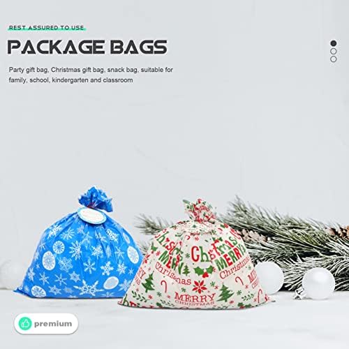 ABOOFAN 4 бр. Коледни Чанти на съвсем малък, Гигантска Подарък Чанта, Торби За Опаковане на Подаръци, Опаковки, Торбички