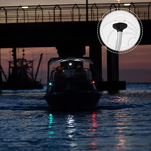 Кърмата фенер Five Oceans, котва фенер led навигационни светлини за лодки, Подвижна лампа за лодка, 12 vdc, сертификат