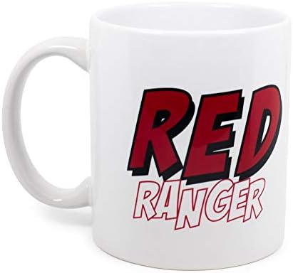 Surreal Entertainment Изключителна Керамична Чаша Mighty Morphin Power Rangers Red Ranger | Официалната са подбрани Чашата за