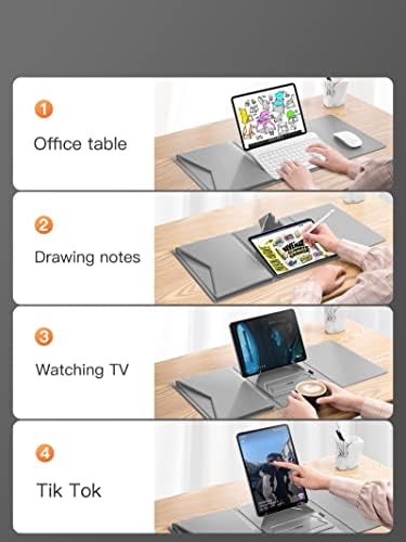 Настолна работна станция LEIJUE за iPad, Чанта за съхранение / Мултифункционална поставка / подложка, Съвместима с iPad Pro