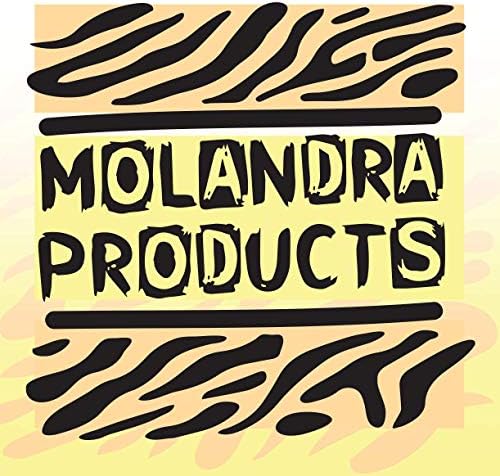 Molandra Products angularness - Хэштег 20 грама Бяла Бутилка за Вода от Неръждаема Стомана с карабинер, Бяла