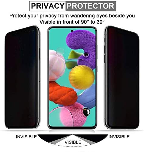 Ankoe е Съвместим със защитно фолио за дисплея на Samsung Galaxy S20 FE/A51/A52, удобна за използване в портативни