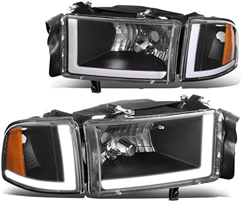 Auto Dynasty 4 бр. Двойни led светлини DRL в събирането и сигнални лампи, Съвместими с Dodge Ram 1500 2500 3500 (Неспортивная