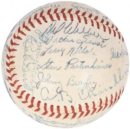 Световните серии 1946 Сейнт Луис Кардиналс - Бостън Ред Сокс, с надписи JSA COA по бейзбол - Бейзболни топки с автографи