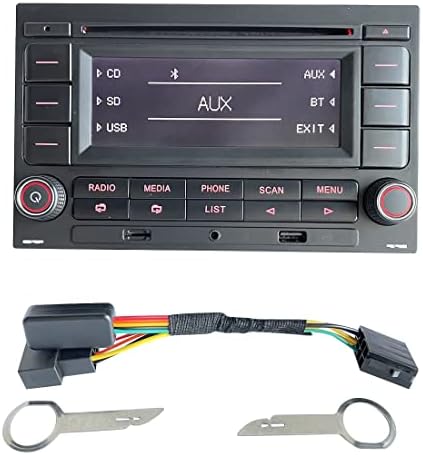 RCN210 Кола Стерео Радио CD-плеър, Вграден Bluetooth, USB MP3 AUX SD за VW Polo 9N Golf R32 Jetta MK4 Passat B5 31G035185