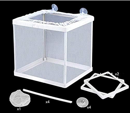 Кутия за Отглеждане на Риби Инкубатор COMOK Разделителна Мрежа За Аквариум Найлонов Инкубатор Окото За Отглеждане