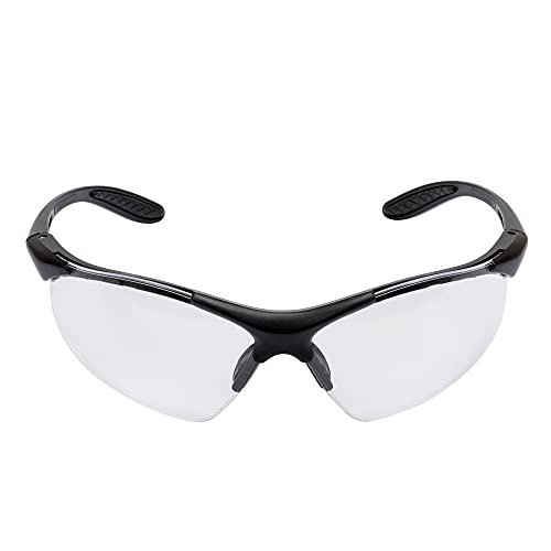 Защитни очила 3M, Virtua V6X, ANSI Z87, Прозрачни лещите срещу замъгляване, Черна рамки, Спортни, с меки дужками, монтиране