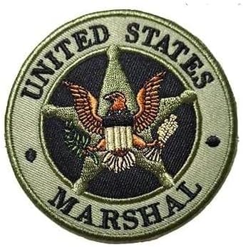Декоративна нашивка с бродерия, маршал на Съединените Щати (color2)