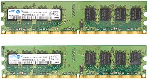 Компютърна памет 4GB 2X2GB DDR2 800MHz PC2-6300 PC2-6400 DDR2-800 (240 ПИН) DIMM за настолни компютри