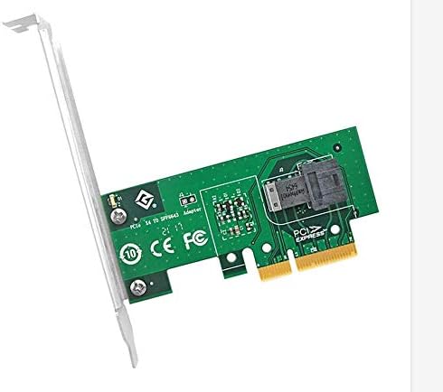 Адаптер, PCIe на СФФ-8643 за SSD-диск U. 2, X16 (4) СФФ-8643, за дружина се изисква поддръжка на BIOS на дънната платка. Поддръжка