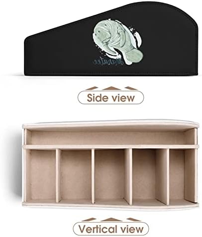 Кутия за съхранение на Дистанционното управление Save The Lamantee от Изкуствена Кожа, Многофункционален Настолен