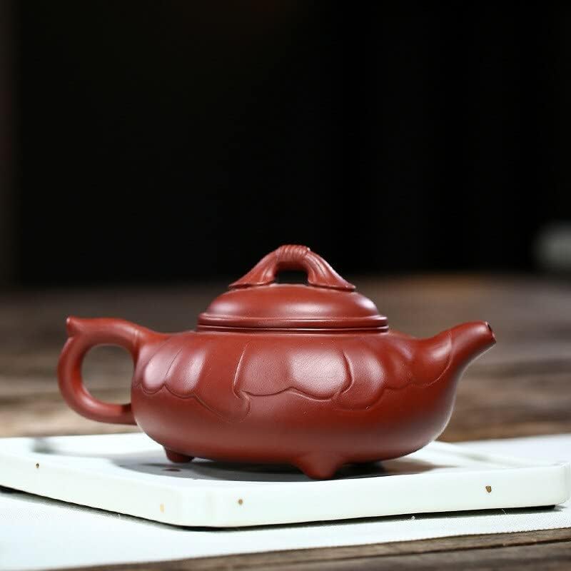 Червен халат пола цвете лилав пясък чайник Yixing чайник, ръчна изработка кунг-фу чай лилав пясък Puer зелен черен чай, чай