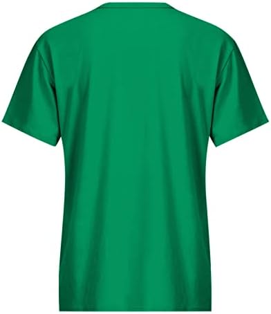Зелени Ризи за Жени, Красиви Ризи с Пеперуди, Къс Ръкав, през Цялата Силует, Ежедневни Летни Блузи в Стил