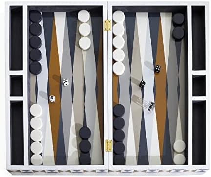 Джонатан Адлер - Комплект за игра на табла в стил Оп-Арт - Пеперуда - Дърво/е Покрита с лак - (Ш x д x В) 47 x 29