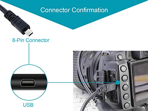 USB Кабел за пренос на данни на PC Кабел за фотоапарат Panasonic Lumix DMC-SZ1 DMC-SZ7 a/p/gk/b