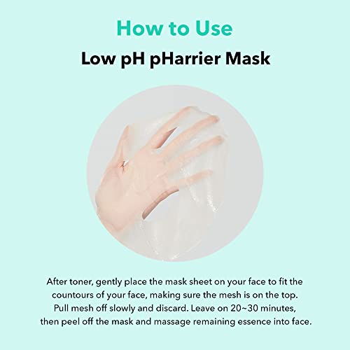 Маска за лице Cell Fusion C Low pH pHarrier Mask * 10 листа | Интензивен слабокислотный грижи за всички типове кожа, Корейската маска за лице