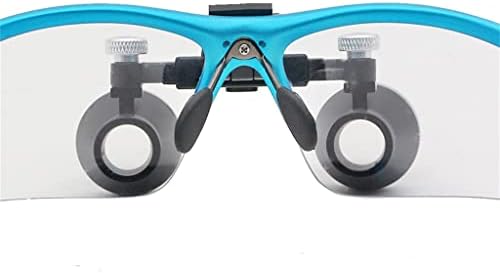Бинокулярная лупа YDXNY 2.5 X Стоматологичен лупа с Световыми очила за защита на точки на голямо работно разстояние