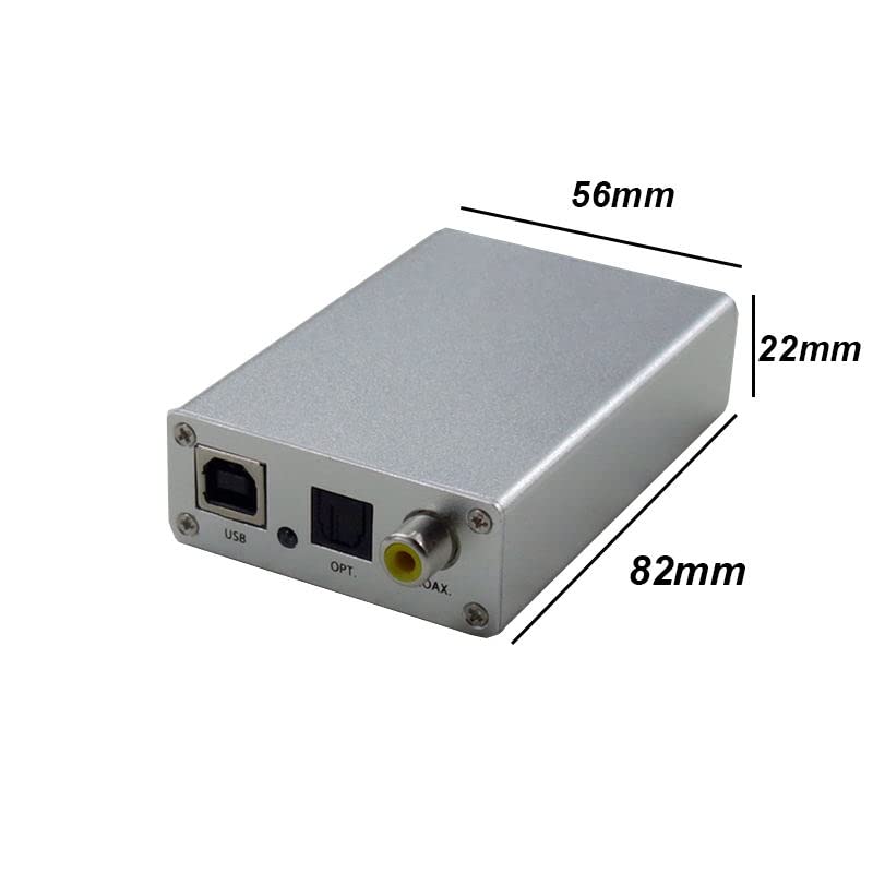 USB КПР декодер OTG Външна Аудиокарта Усилвател USB към оптоволоконному коаксиальному SPDIF изхода RCA T0728