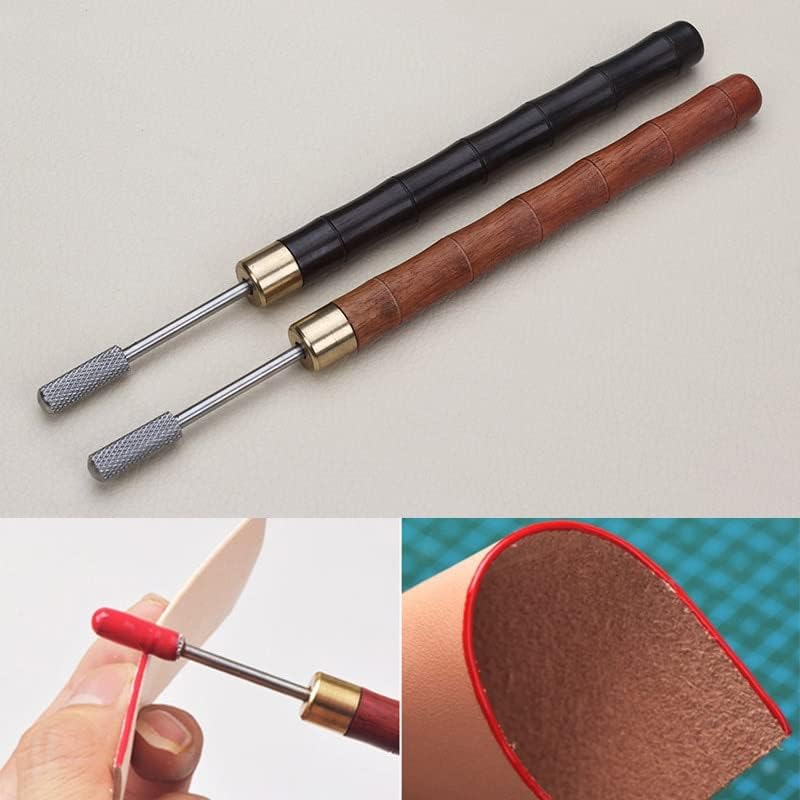 Инструмент за обработка на Краища на кожата САМ Leather Занаятите Инструмент За обработка на Краища на кожата Роликовая Дръжка