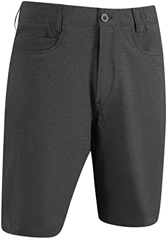 Мъжки къси панталони за голф Quick Dry 10По вътрешния шев, Ежедневни Ластични Шорти с плоска предна част, Гъвкави Хибридни