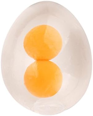 Осеяна с Яйчен Жълтък За Детски Играчки-Яйца Фънки Balls Stress Топка Toy 80 мл 6 См