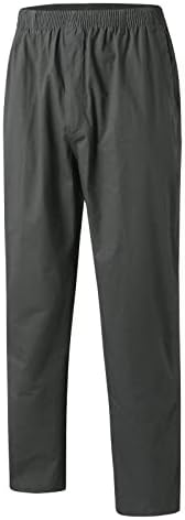 Мъжки Модни Ежедневните Свободни Памучни Панталони Големи Размери с джобове дантела, Затопляне Панталони, Общи