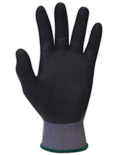 Работни ръкавици за механици MAGID, 12 PR, С лесен нитриловым покритие от разпенен материал, Размер 8 / M, Автомобилни,