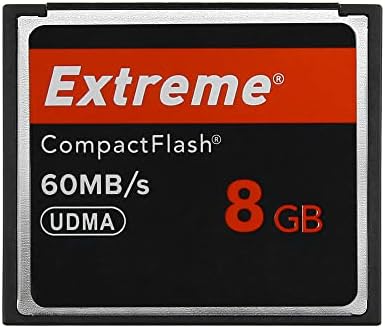 Карта памет CompactFlash Extreme с капацитет от 8 GB Със скорост UDMA до 60 Мб/с Карта на огледално-рефлексен фотоапарат