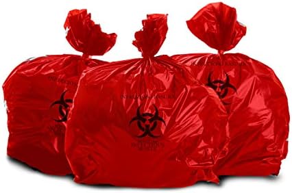 Торбички за биологично опасни отпадъци Oakridge Heavy Duty, с капацитет 10 литра (25 роли) - Професионален клас