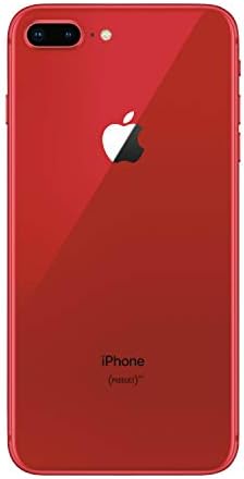 Apple iPhone 8 Plus, версия за САЩ, 256 GB, Червено - отключена (обновена)