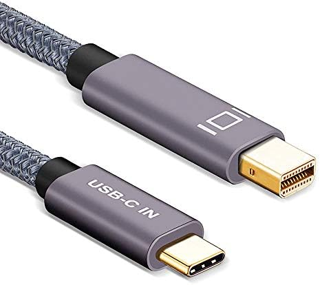 Кабел QCEs C USB към Mini DisplayPort 4K60Hz и Mini DisplayPort към DisplayPort 8K 6,6 фута