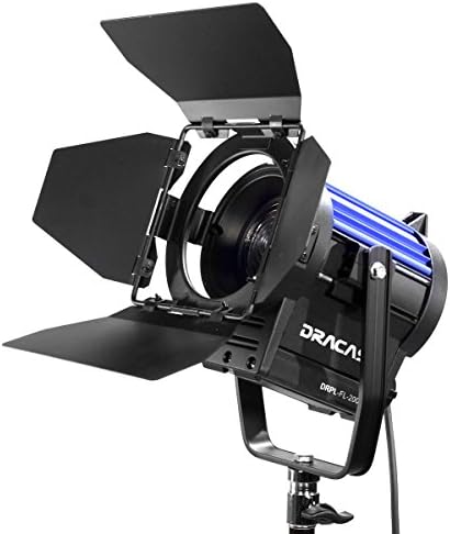 Dracast DRPL-FL-200D Студиен Дневната Светлина LED200 цвят Fresnel, синьо