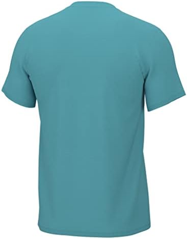Мъжка тениска с логото на HUK Performance Fishing, Къс ръкав, Бързосъхнеща