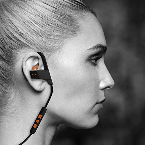 Безжични Спортни слушалки в ушите V-MODA BassFit - Черен