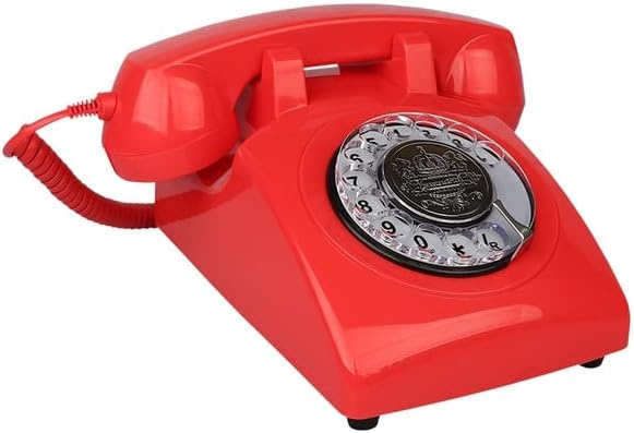 KXDFDC Европейския Старинен Ретро Телефон Кабелен Телефон Старомоден Американски Ретро Домашен Стационарен