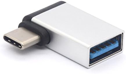 PIIHUSW USB Type C Адаптер 90 Градуса USB-C USB 3.0 USB Адаптер C Конвертор Конектор за Dell XPS 15, Samsung
