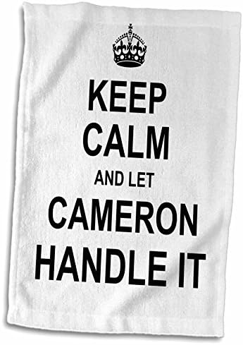 3дРоуз Сохраняй спокойствие и нека те Кэмерону да се справят с това - забавно лично име - Кърпи (twl-233207-3)