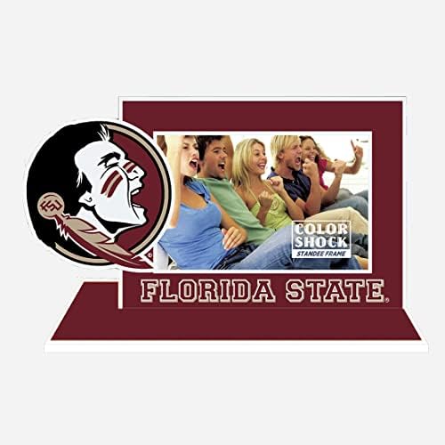 Color Shock щата Флорида, рамка за снимка-поставка FSU 4 x 6 - Триизмерна